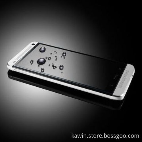 Tempered glass screen protector for HTC one, 0.3mm/2.5D rounded/9H hardness/Japan glass